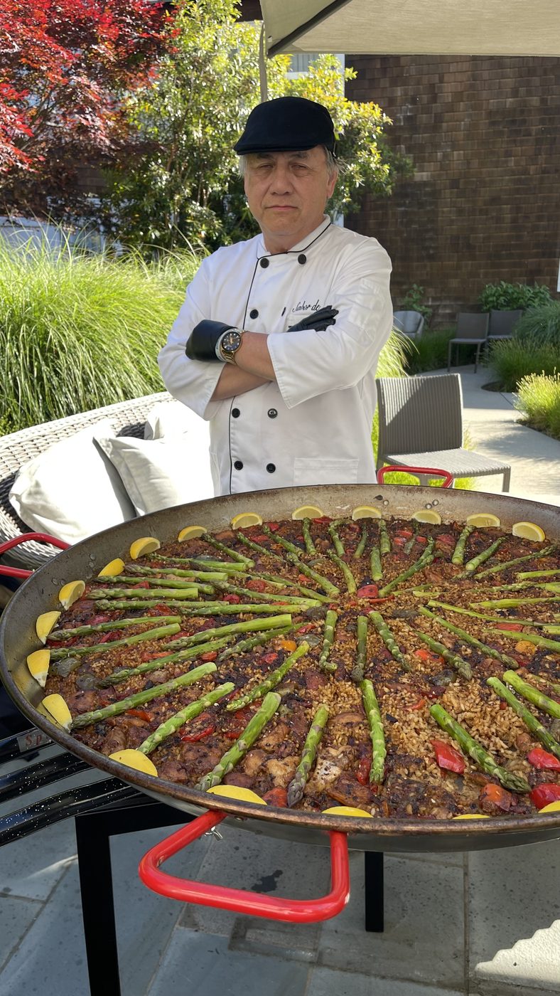 Corporate event paella catering