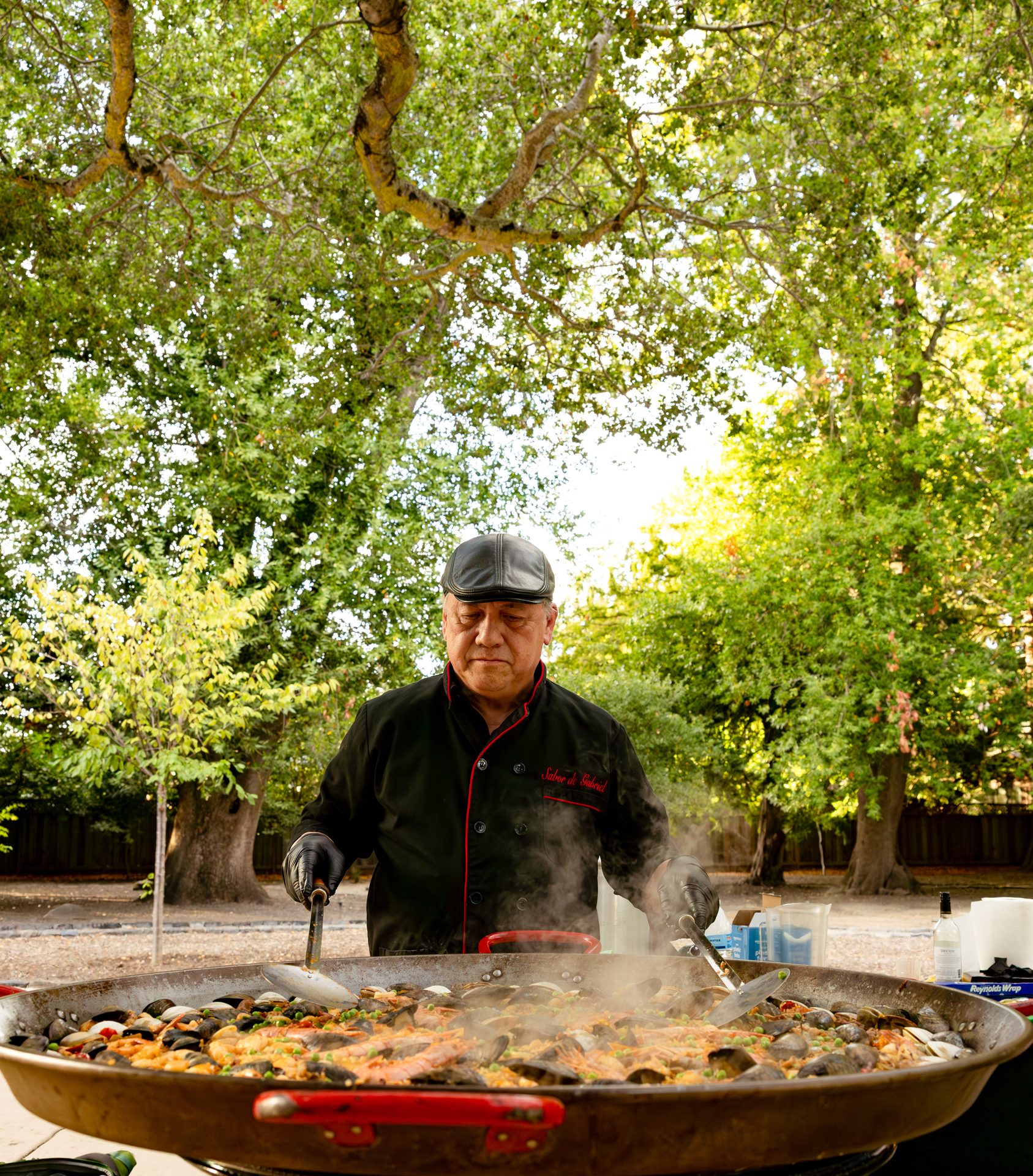 Wedding paella catering in the Bay Area